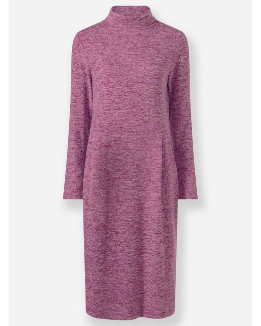 WITT Purple Etuikleid Jerseykleid