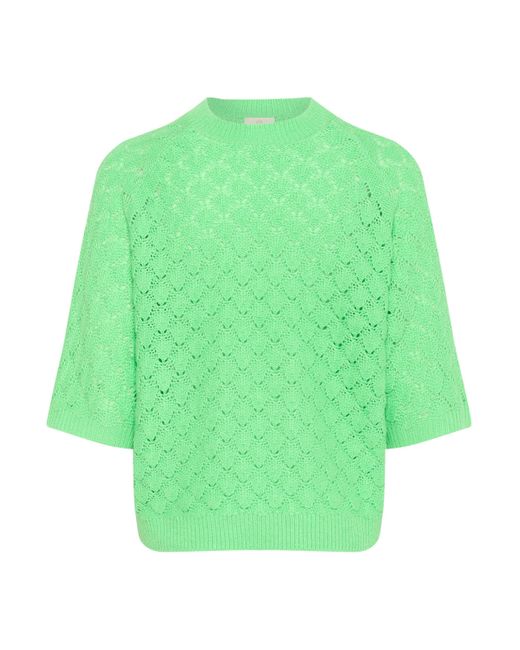 Kaffe Green Strickpullover KAkani