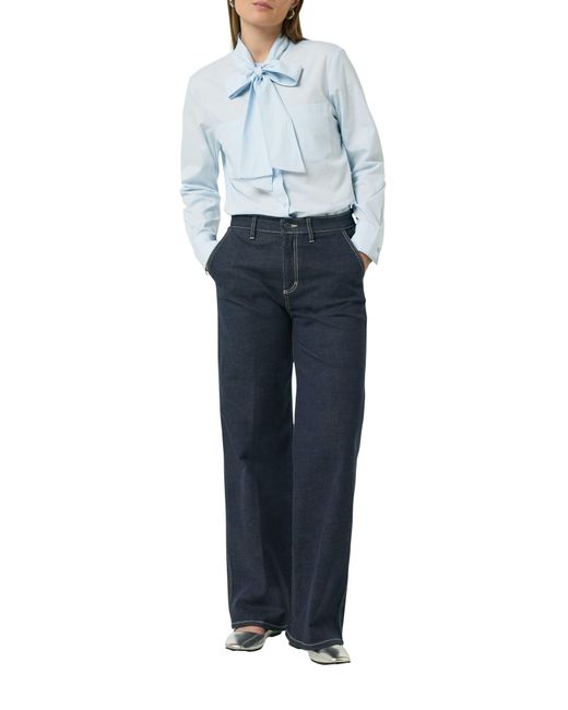 comma casual identity Blue Funktionsbluse