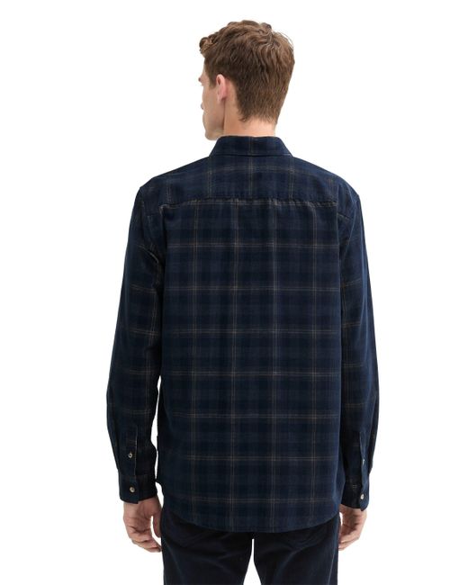 Tom Tailor Langarmhemd in Blue für Herren