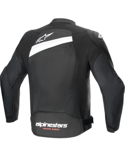 Alpinestars Motorradjacke T-GP Plus R V4 Airflow perforierte Motorrad Textiljacke Perforiert in Black für Herren