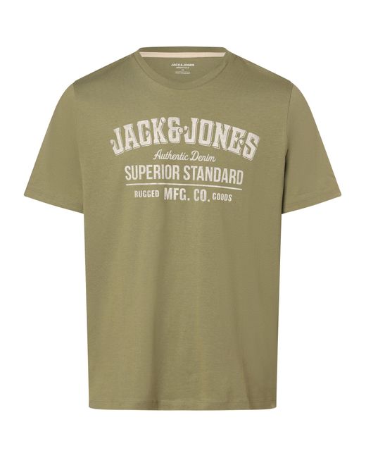 Jack & Jones T-Shirt JJEJeans in Green für Herren