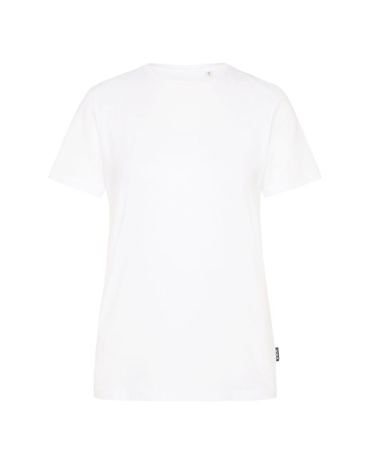 SOCCX White Rundhalsshirt aus Baumwolle