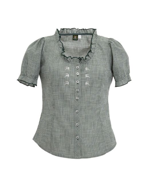 OS-Trachten Gray Trachtenbluse 451000-3515 (1-tlg)