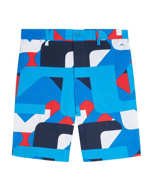 J.Lindeberg . Golfshorts Golf Shorts Tim Mehrfarbig EU 32 in Blue für Herren