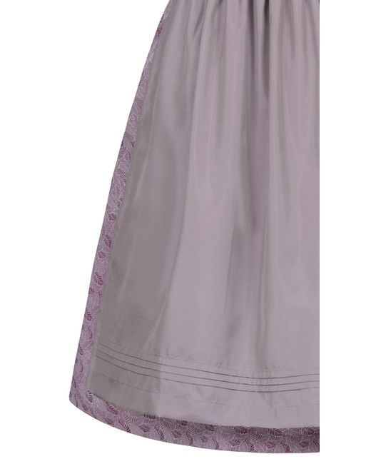Nübler Purple Ü Trachtenkleid Midi Dirndl Giovanna in Aubergine von