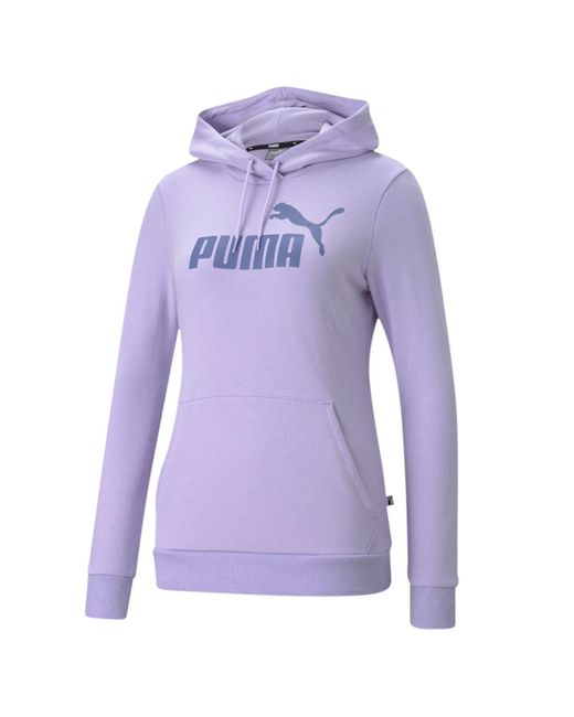 PUMA Purple 2-in-1-Pullover Kapuzenpullover mit Kägurutaschen