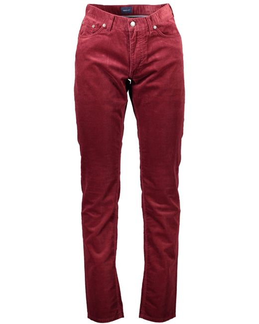 Gant Pocket-Hose Perfekte rote hose mit 5 Taschen & stilvollem Design in Red für Herren