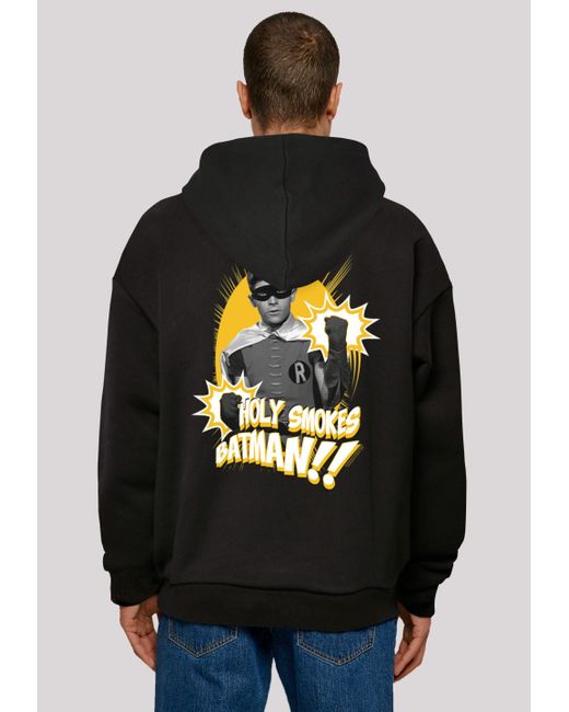 F4NT4STIC Kapuzenpullover Batman TV Series Robin Holy Smokes Print in Black für Herren