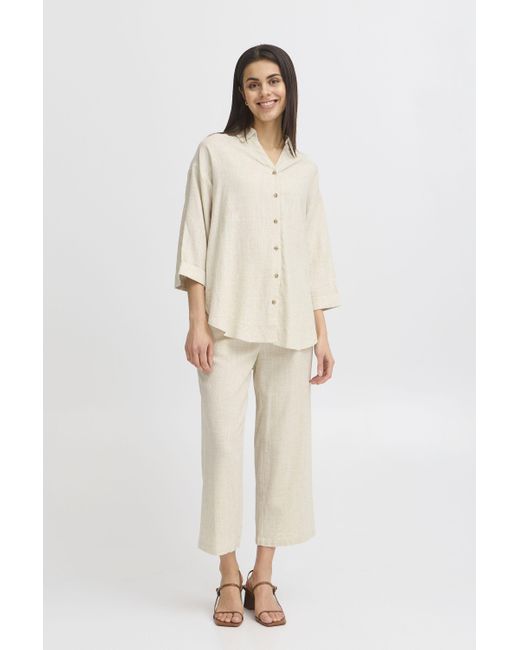 Fransa Natural Hemdbluse FRJUNA