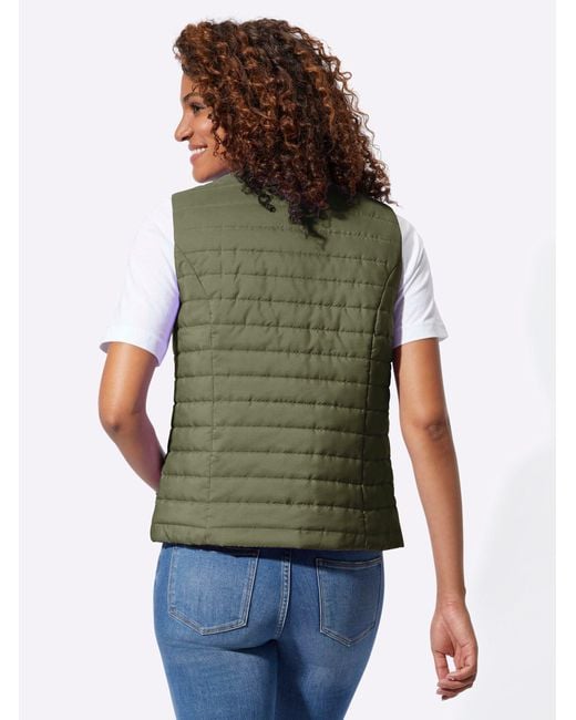 WITT Green Jerseyweste Steppweste