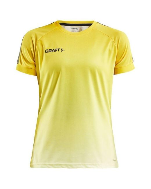 C.r.a.f.t Yellow T-Shirt Pro Control Fade Jersey