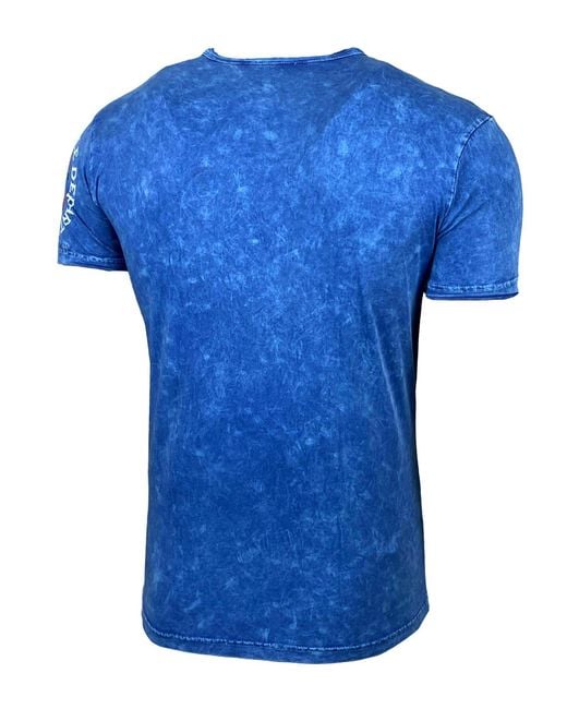 Baxboy T-Shirt »VINTAGE« mit trendigem Markenprint B-148 in Blue für Herren