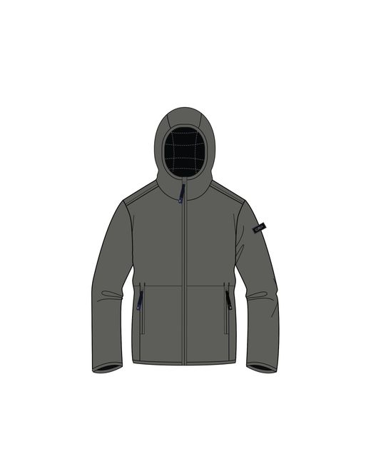 CMP Winterjacke Jacke MAN REVERSE JACKET FIX HOOD 34K0137 in Gray für Herren