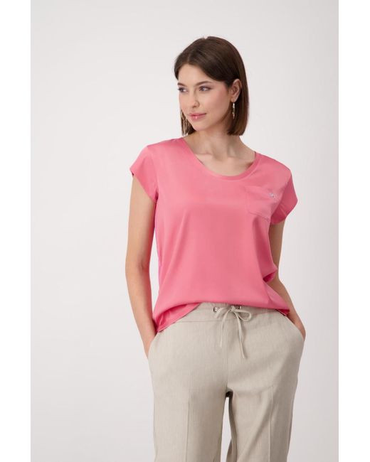 Monari Pink T-Shirt Bluse