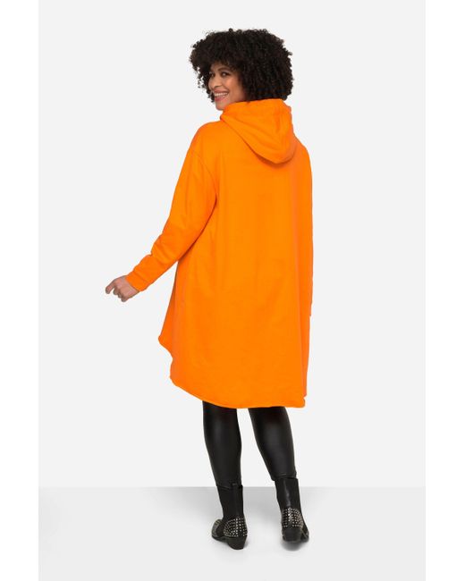 Angel of Style Orange Sweatshirt Long-Hoodie Kapuzensweater Smiley Langarm