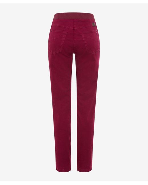 RAPHAELA by BRAX Red Bequeme Jeans