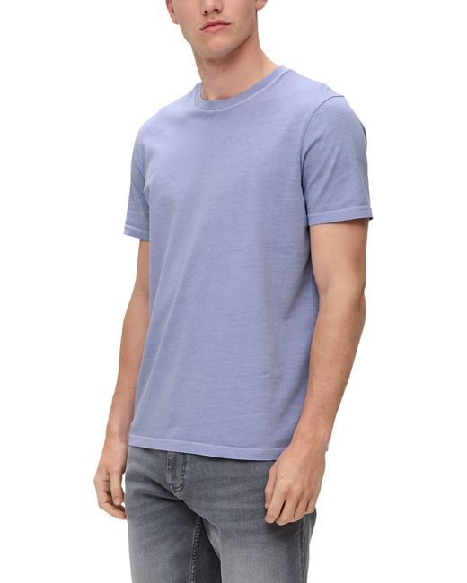 QS T-Shirt in Blue für Herren