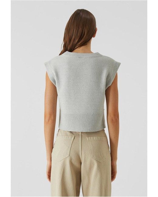 Urban Classics Natural Strickjacke Ladies Soft Knit Pullunder