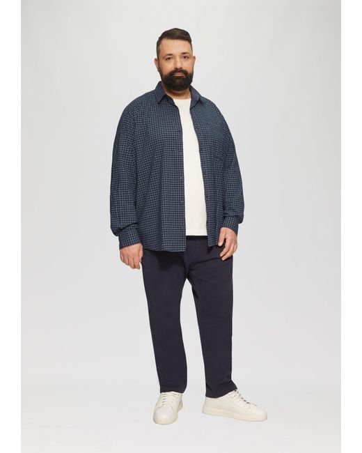 S.oliver Langarmhemd Regular Fit in Blue für Herren