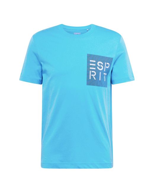 Esprit T-Shirt (1-tlg) in Blue für Herren