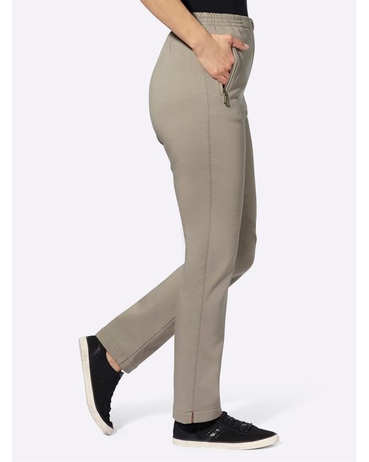 WITT Natural Jerseyhose Thermojeans Innenbeinlänge ca. 72 cm