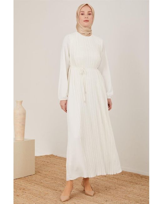 Armine Natural Maxikleid Armine Unterkleid Lang, Langlebige Qualität Kleid Shapewear Dame