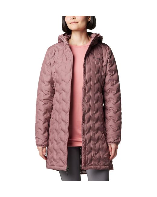 Columbia Red Daunenjacke Delta RidgeTM II Long Down Jacket
