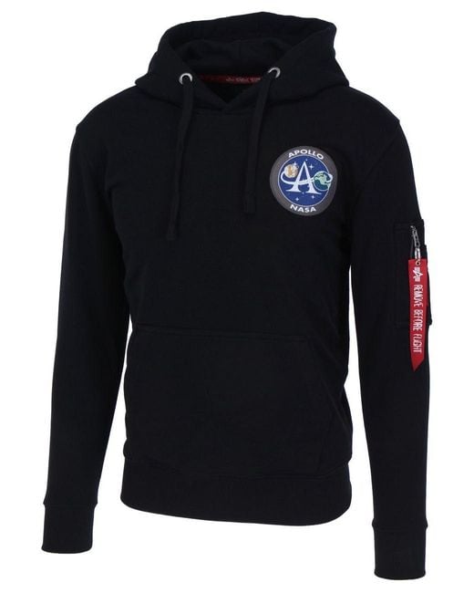 Alpha Industries Sweatshirt Apollo Mission Hoody (1-tlg) in Blue für Herren