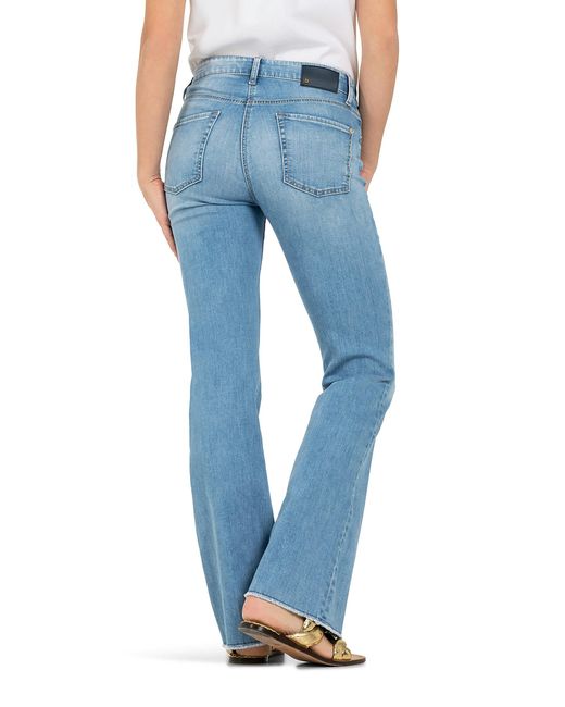 Cambio Blue 5-Pocket-Hose Paris flared