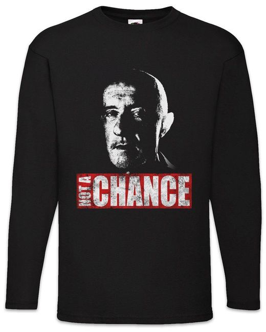 Urban Backwoods Langarmshirt Mike Ehrmantraut Langarm T-Shirt Breaking Walter Better Call Bad Saul in Black für Herren