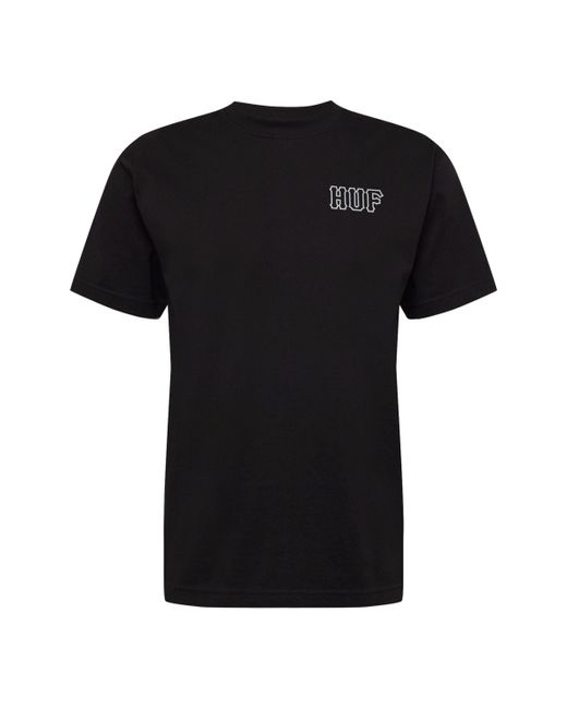 Huf T-Shirt (1-tlg) in Black für Herren