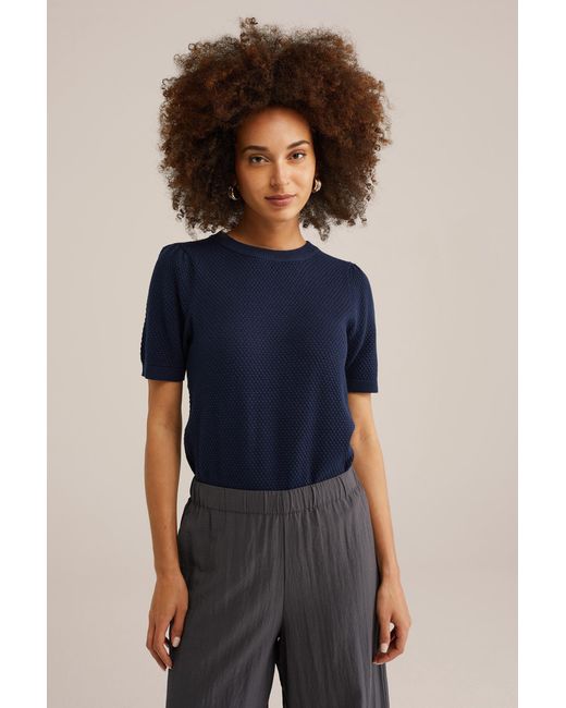 WE Fashion Blue Longpullover