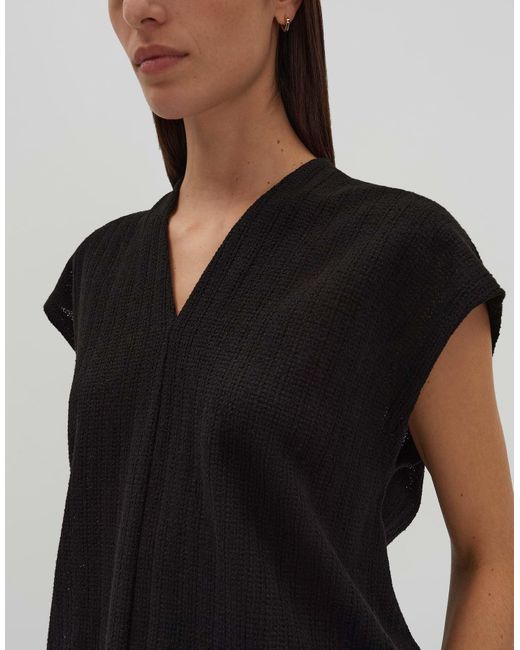 someday. Black Sweatshirt UBECCA Regular in zarter Strickoptik