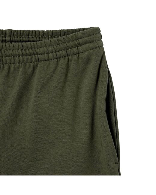 Lacoste Shorts mit gesticktem Krokodil am linken Hosenbein in Green für Herren