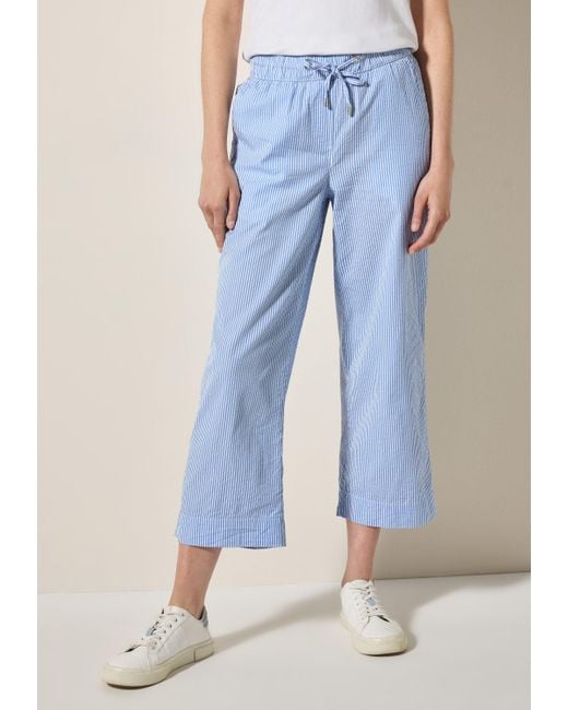 Street One Blue Marlene-Hose im Loose Fit