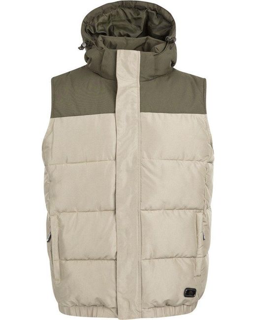 Trespass Sweatweste Bruno Casual Gilet in Natural für Herren