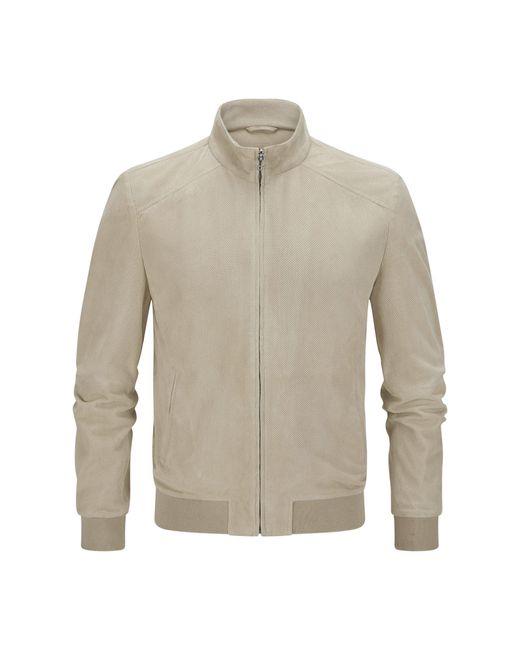Milestone Lederjacke MSToledo in Gray für Herren