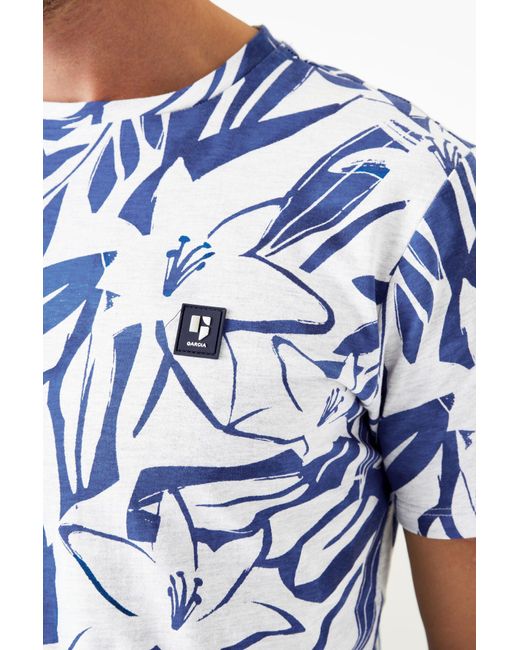 Garcia Kurzarmshirt men`s T-shirt ss in Blue für Herren