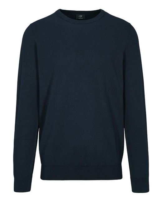 COMMANDER Wollpullover in Blue für Herren