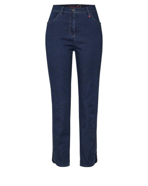 Relaxed by TONI Blue 5-Pocket-Jeans Meine beste Freundin 7/8