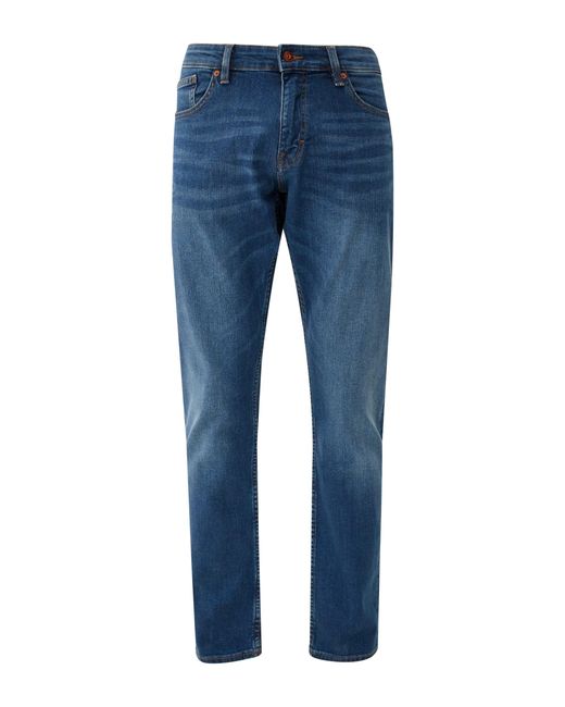 S.oliver 5-- Jeans Five-Pocket-Style lange Hose Slim Fit (1-tlg) in Blue für Herren