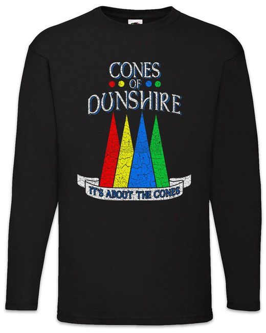 Urban Backwoods Langarmshirt Cones Of Dunshire Langarm T-Shirt Parks And Fun Rec Greg Michael in Black für Herren