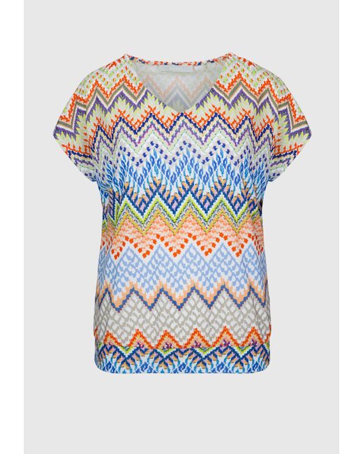 Bianca Gray Print-Shirt JULIE mit angesagtem Muster in trendigen Farben