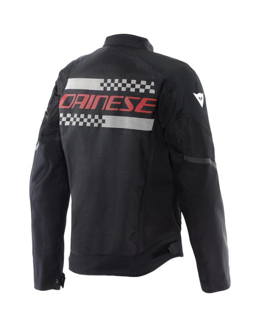 DAINESE Motorradjacke Herosphere Tex Jacke Schwarz / Weiß / Rot in Black für Herren