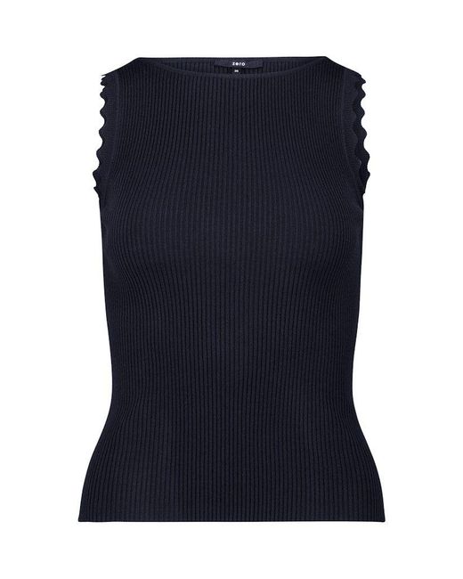 Zero Blue Strickpullover
