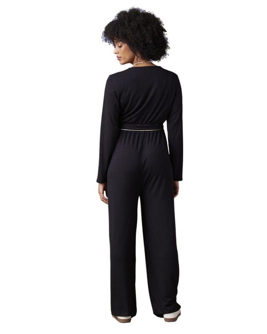 Envie de Fraise Black Weiter Umstands-Jumpsuit mit Wende-Gürtel