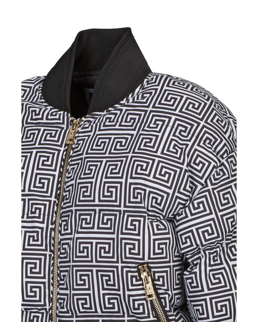 19V69 Italia by Versace Gray Winterjacke LORETTA Steppjacke