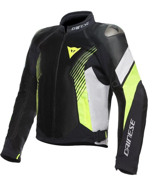 DAINESE Motorradjacke Super Rider 2 Absoluteshell Motorrad Textiljacke Wasserdicht Atmungsaktiv protektoren in Black für Herren