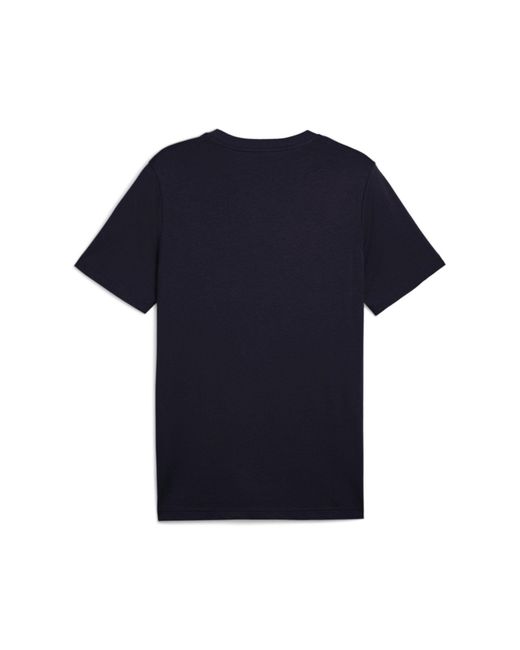 PUMA T-Shirt ESS 2 COLOR SMALL NO. 1 LOGO TEE in Blue für Herren